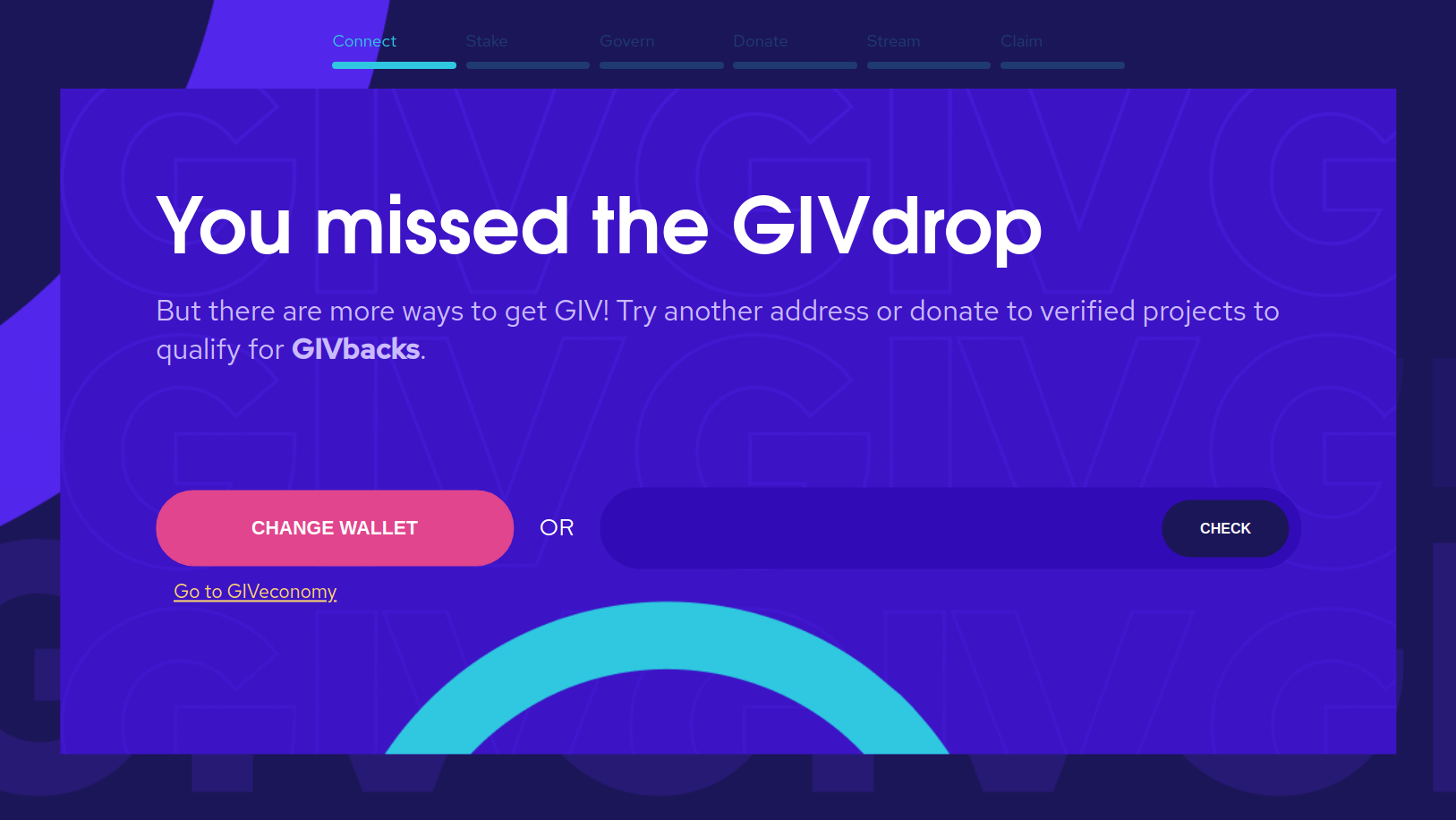 you missed the GIVdrop